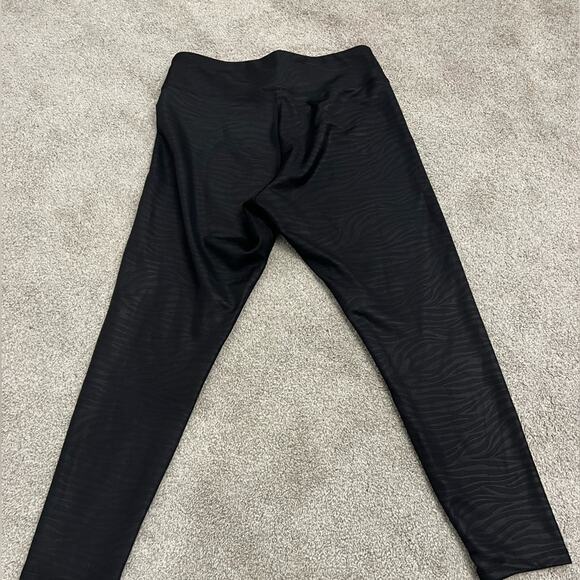 EXPRESS Zebra Patter Coated Leggings Women’s size Large - Picture 9 of 11